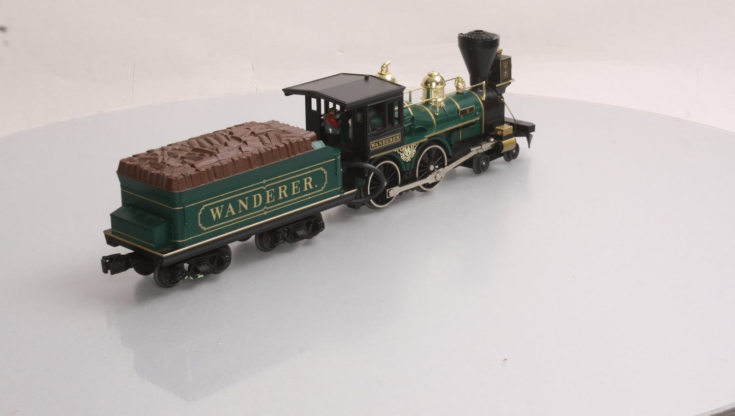 MTH 30-1155-1 O Gauge Wanderer 4-4-0 Steam Loco & Tender w/PS1 #5 LN/Box