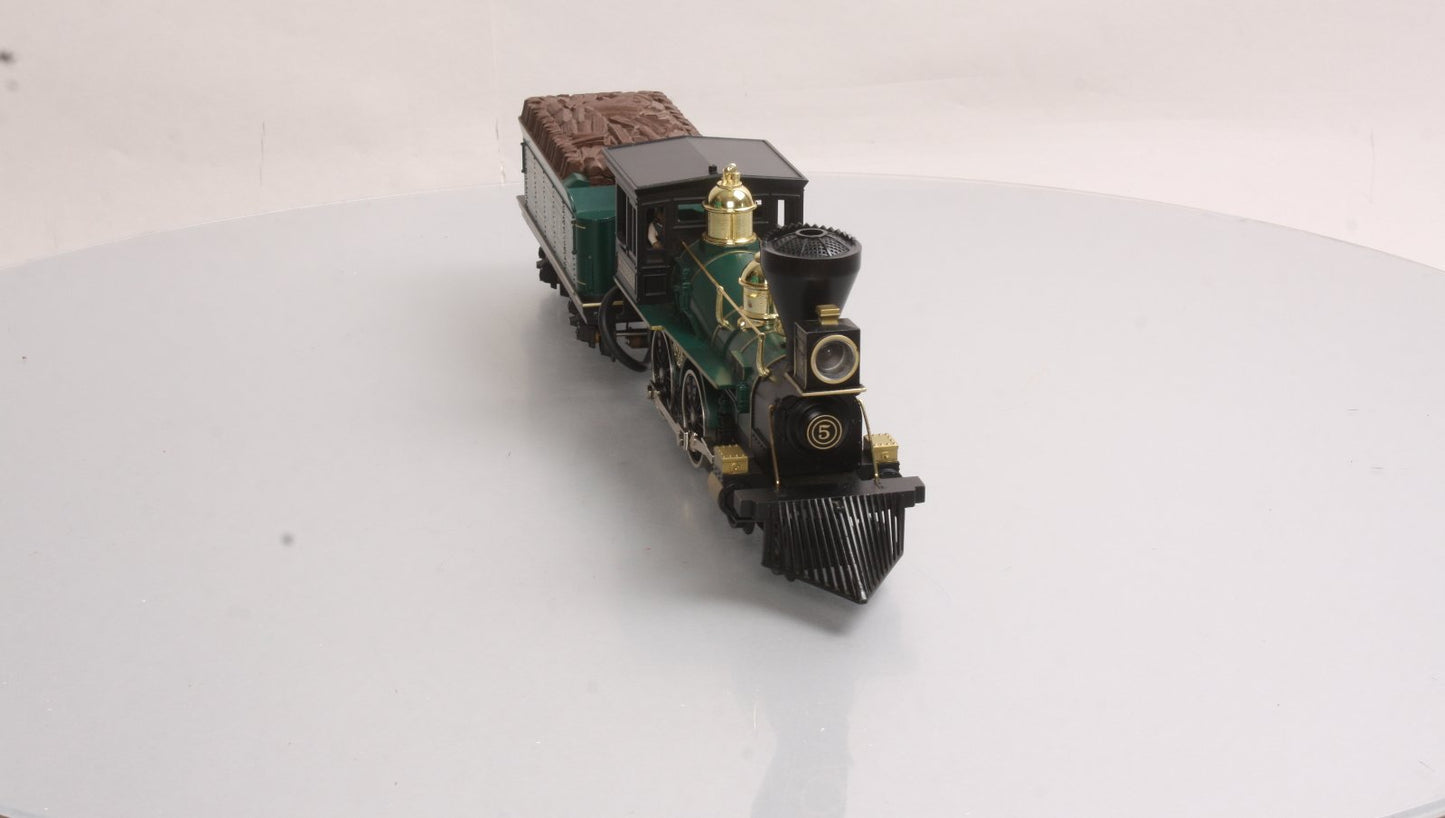 MTH 30-1155-1 O Gauge Wanderer 4-4-0 Steam Loco & Tender w/PS1 #5 LN/Box