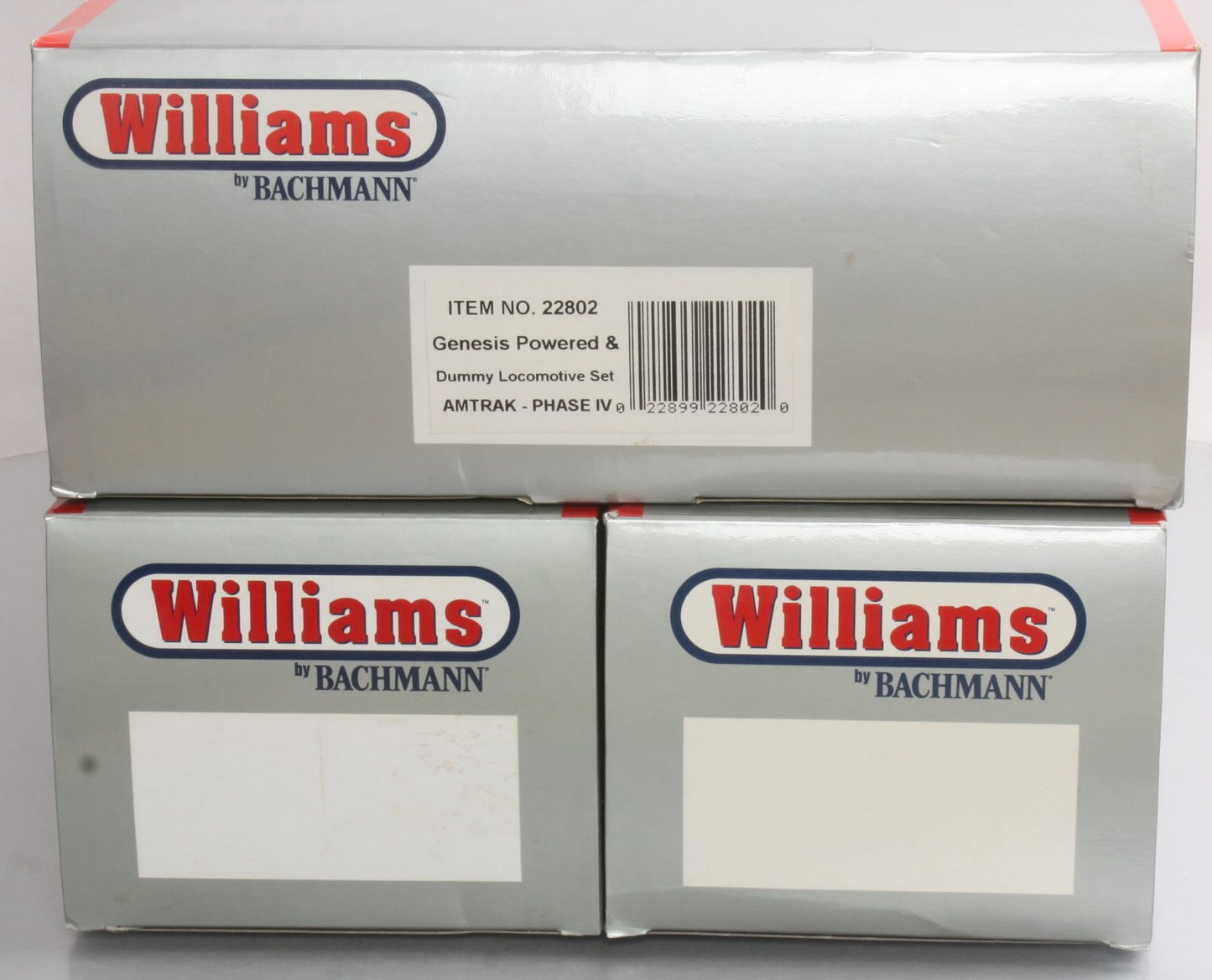 Williams 22802 Amtrak Genesis Phase IV Diesel Locomotive AA Set