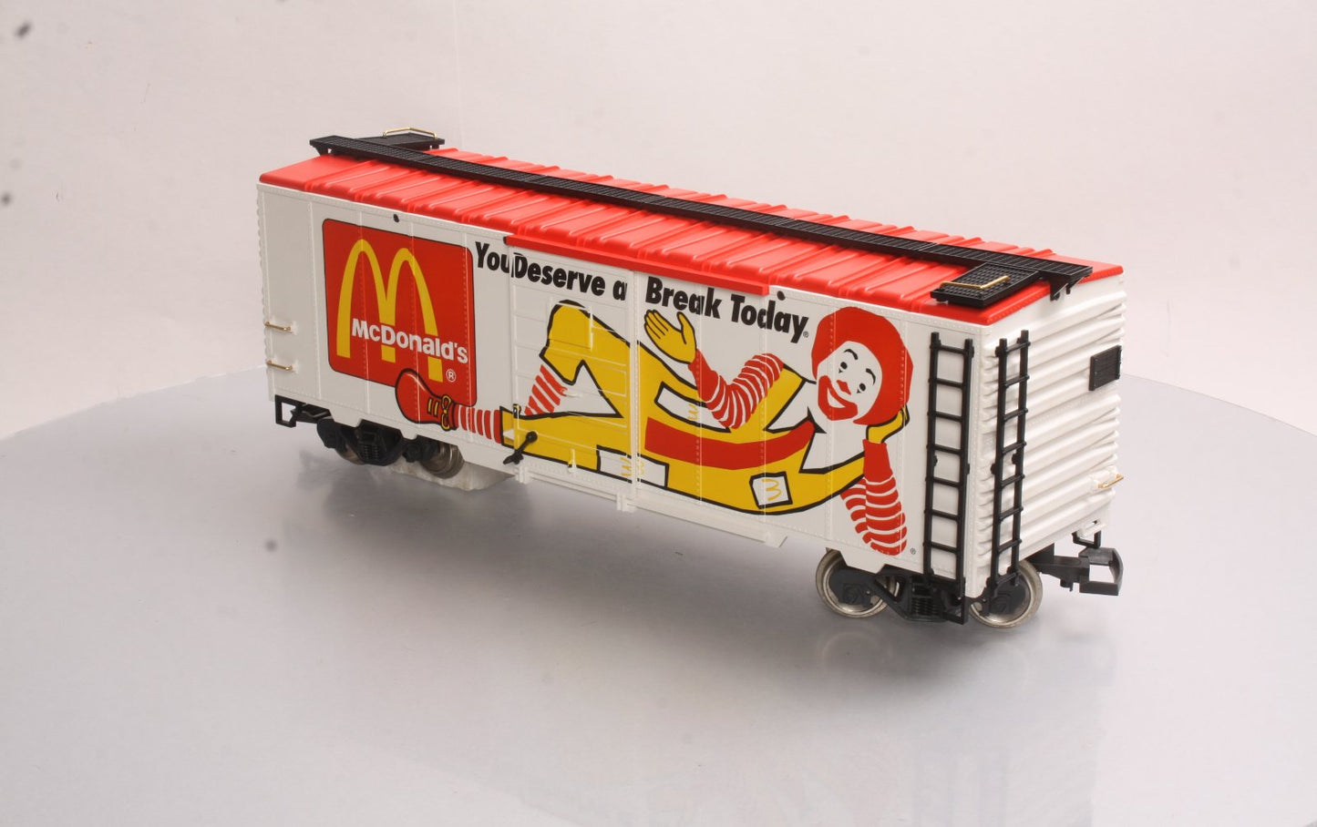LGB 44910 G Scale McDonalds "You Deserve a Break Today" Boxcar - Metal Wheels LN/Box