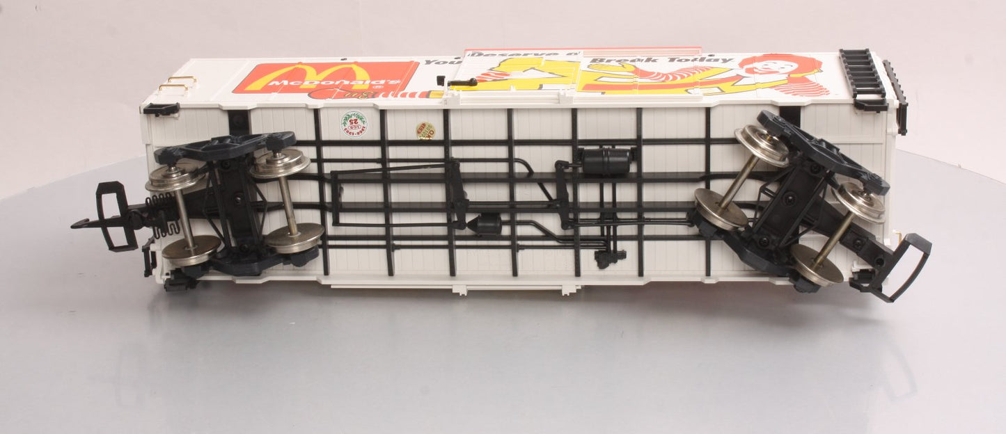 LGB 44910 G Scale McDonalds "You Deserve a Break Today" Boxcar - Metal Wheels LN/Box