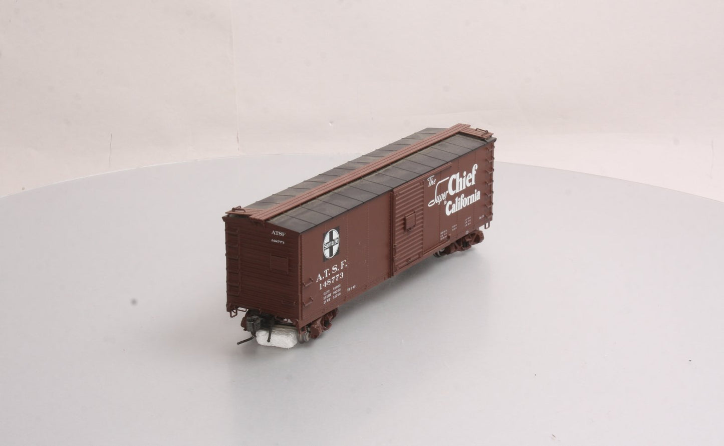 Atlas 7491-2 O Scale Santa Fe (ATSF) Steel Re-Built USRA Box Car #148773  2-Rail LN/Box