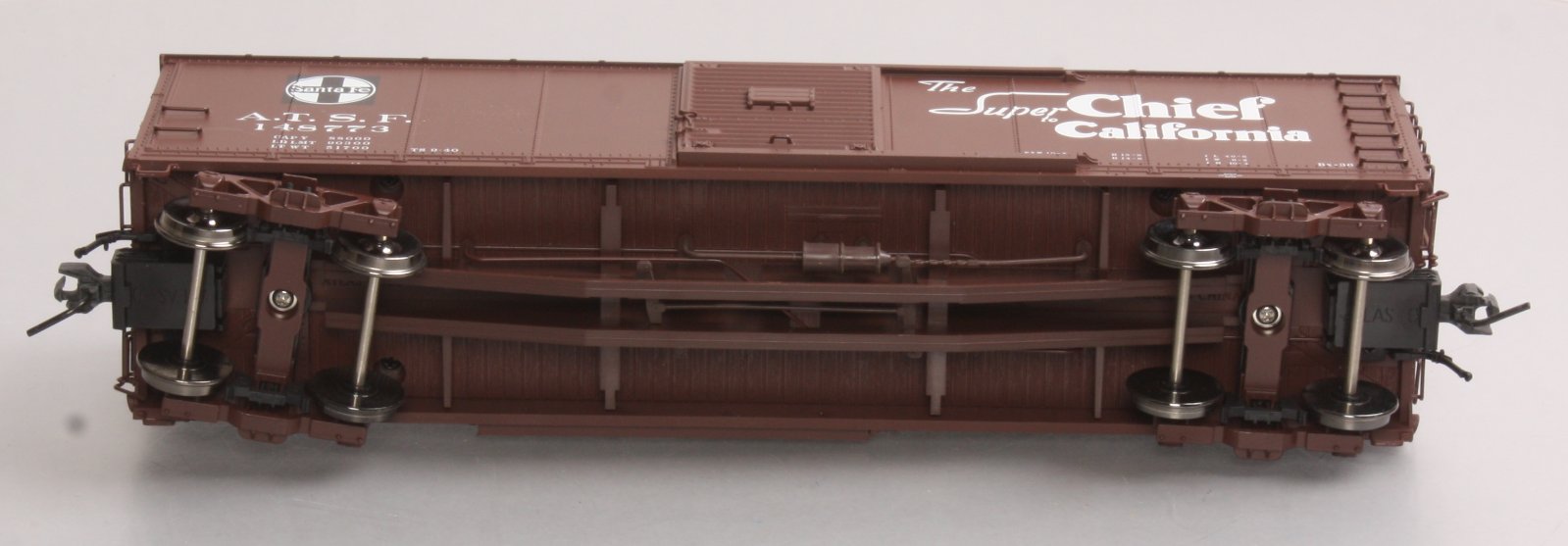 Atlas 7491-2 O Scale Santa Fe (ATSF) Steel Re-Built USRA Box Car #148773  2-Rail LN/Box