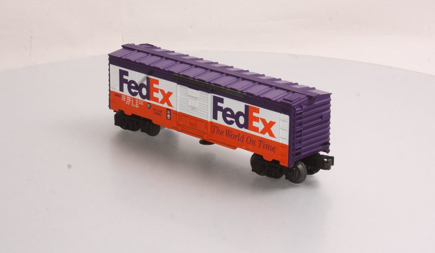 Lionel 6-19835 O Gauge FedEx Operating Boxcar #3464 LN/Box