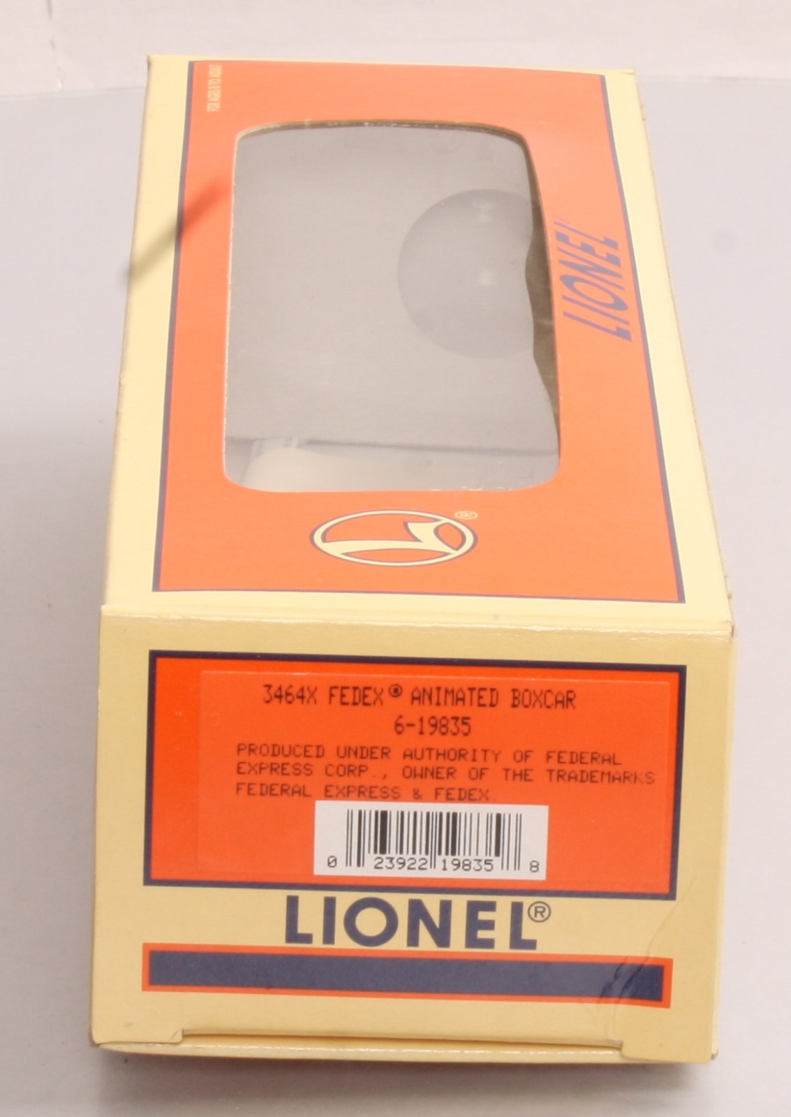 Lionel 6-19835 O Gauge FedEx Operating Boxcar #3464 LN/Box