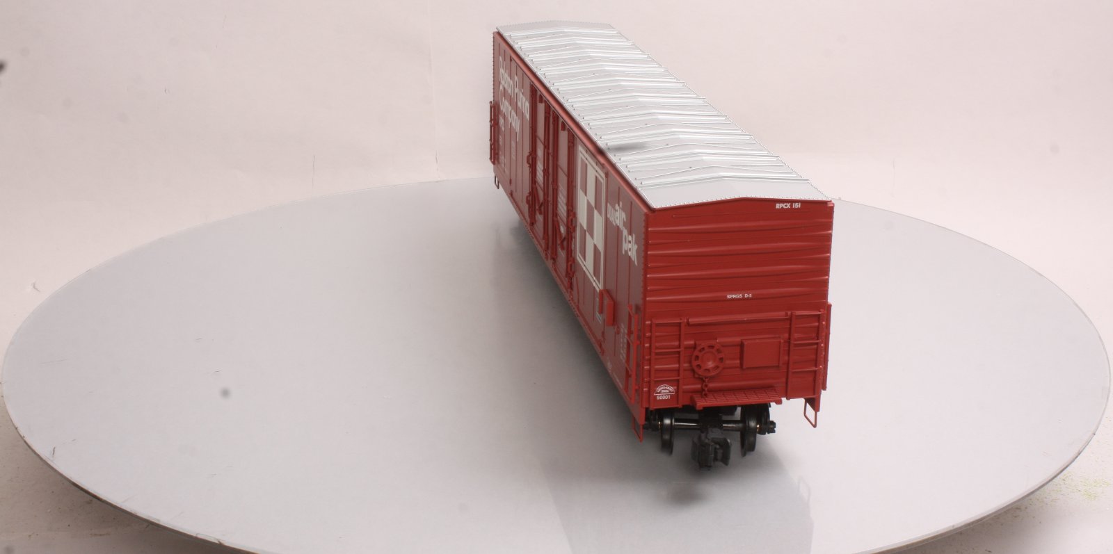 Aristo-Craft 50001 53' Evans Double Plug Door Boxcar Ralston-Purina #151 LN/Box