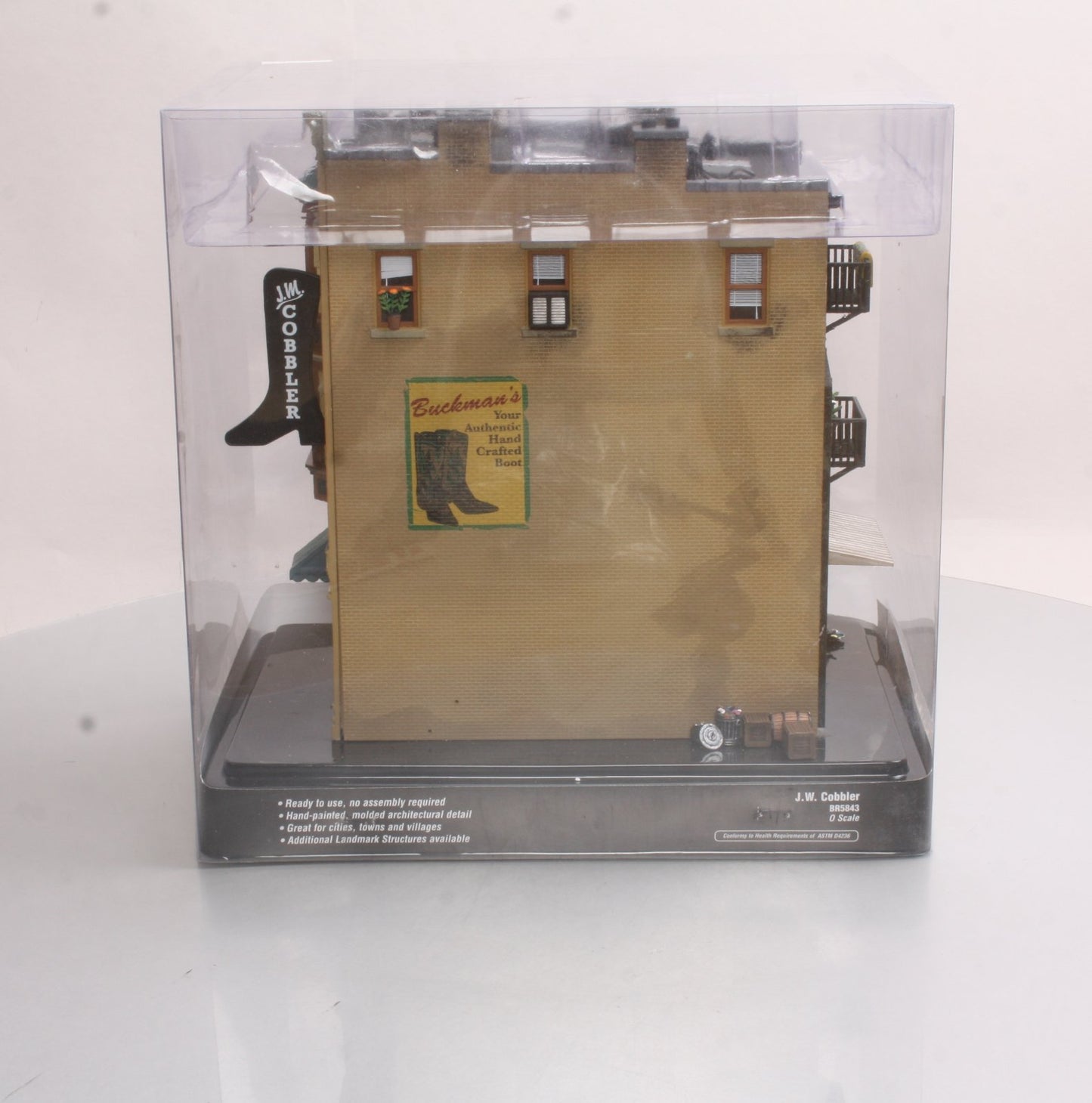 Woodland Scenics BR5843 O Scale Built-&-Ready J.W. Cobbler Building LN/Box