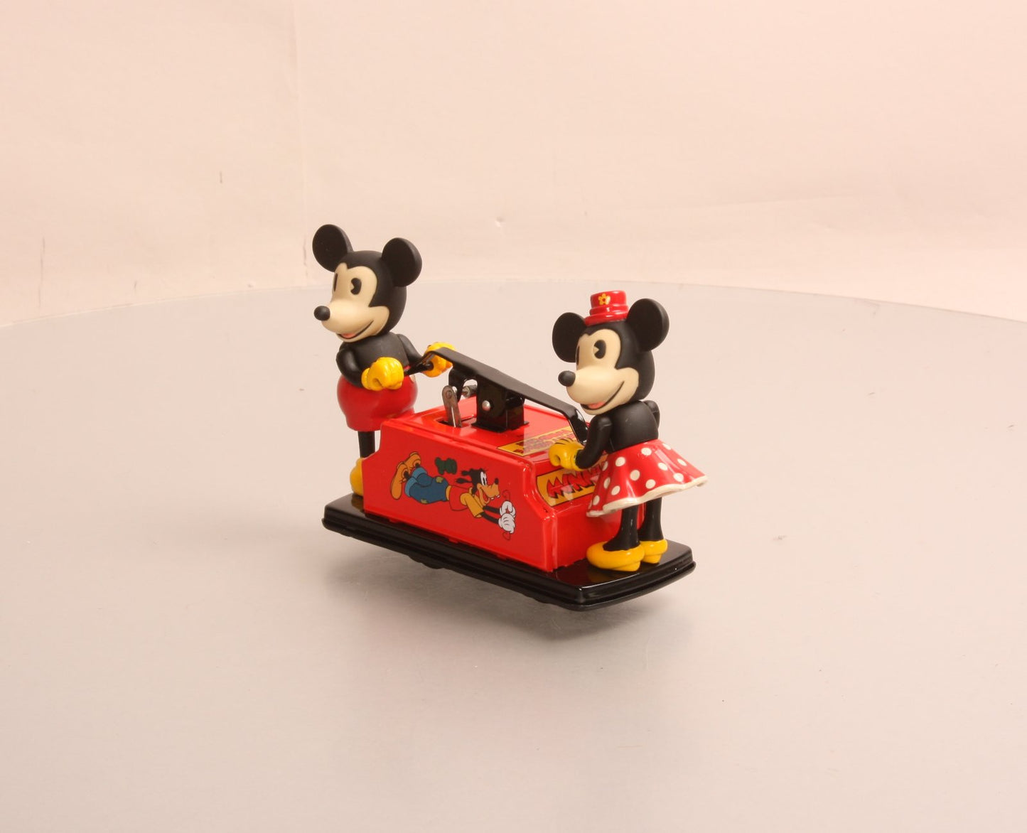 Schylling 20831 Wind-Up Mickey Mouse Handcar LN/Box