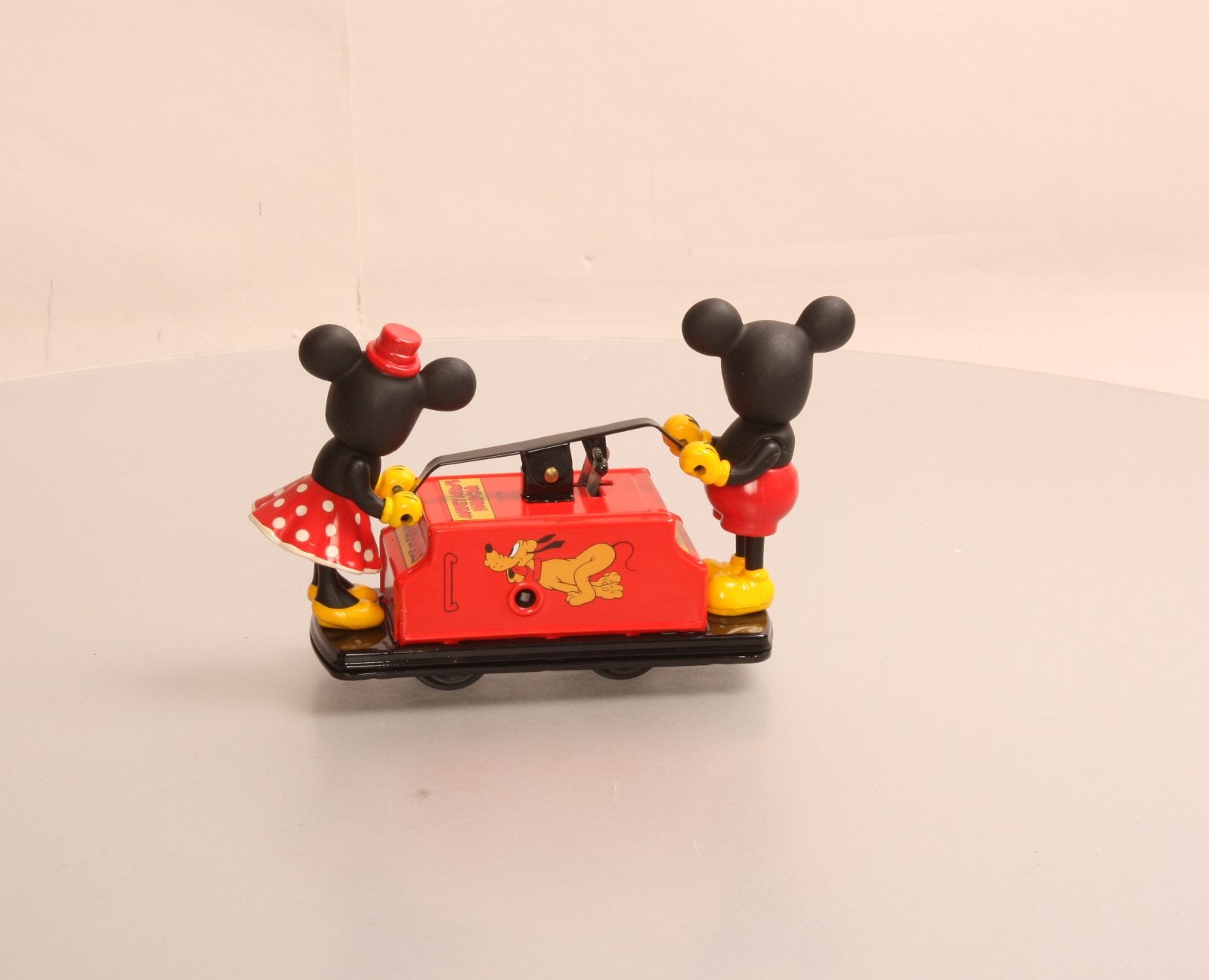 Schylling 20831 Wind-Up Mickey Mouse Handcar LN/Box