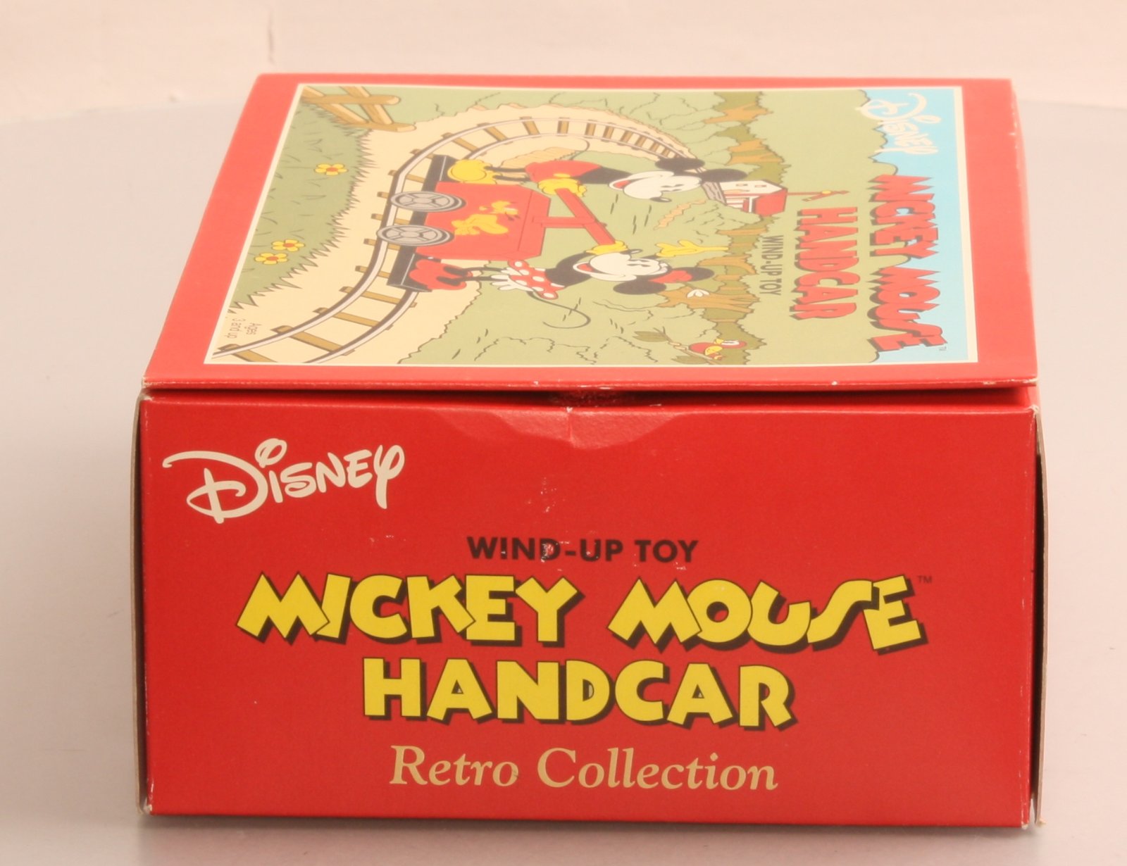 Schylling 20831 Wind-Up Mickey Mouse Handcar LN/Box