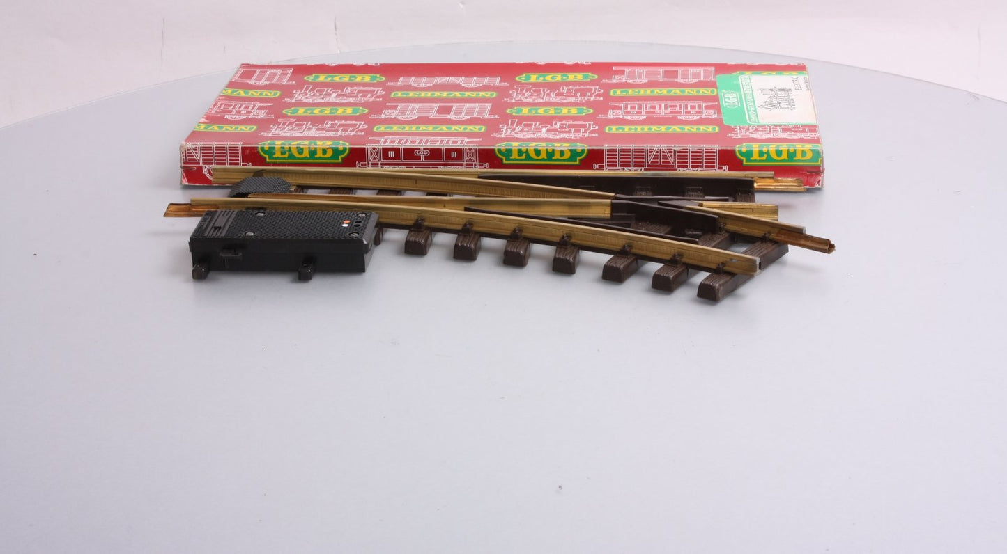 LGB 1205 G Scale 30° Right Hand Electric Switch Turnout LN/Box