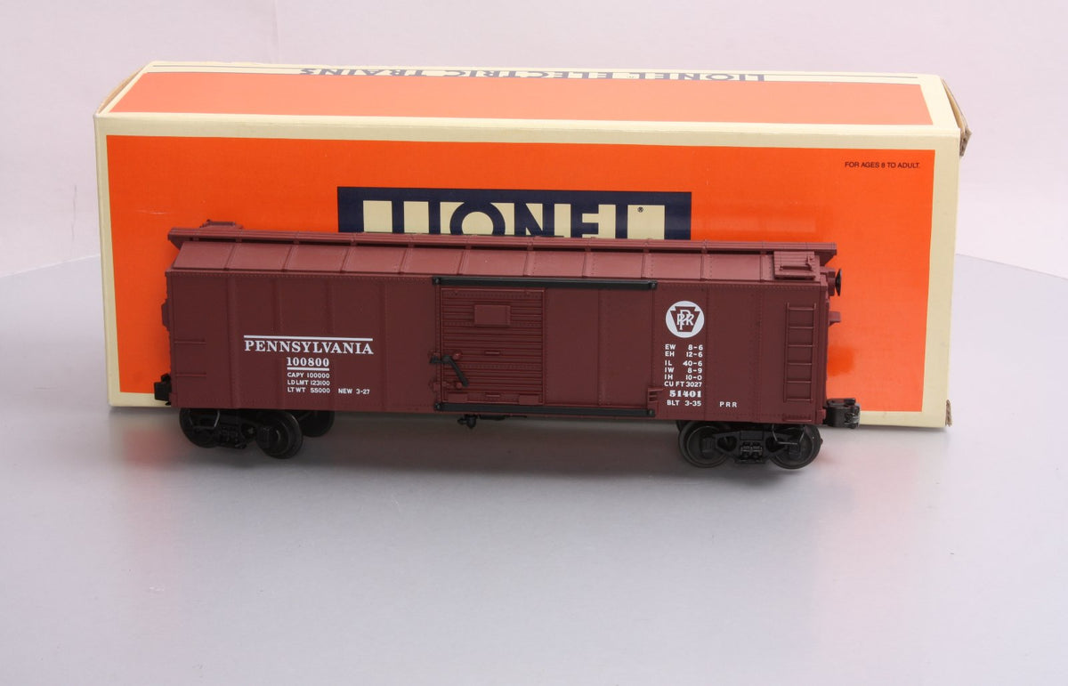 Lionel 6-51401 O Gauge Pennsylvania Boxcar #100800 LN/Box