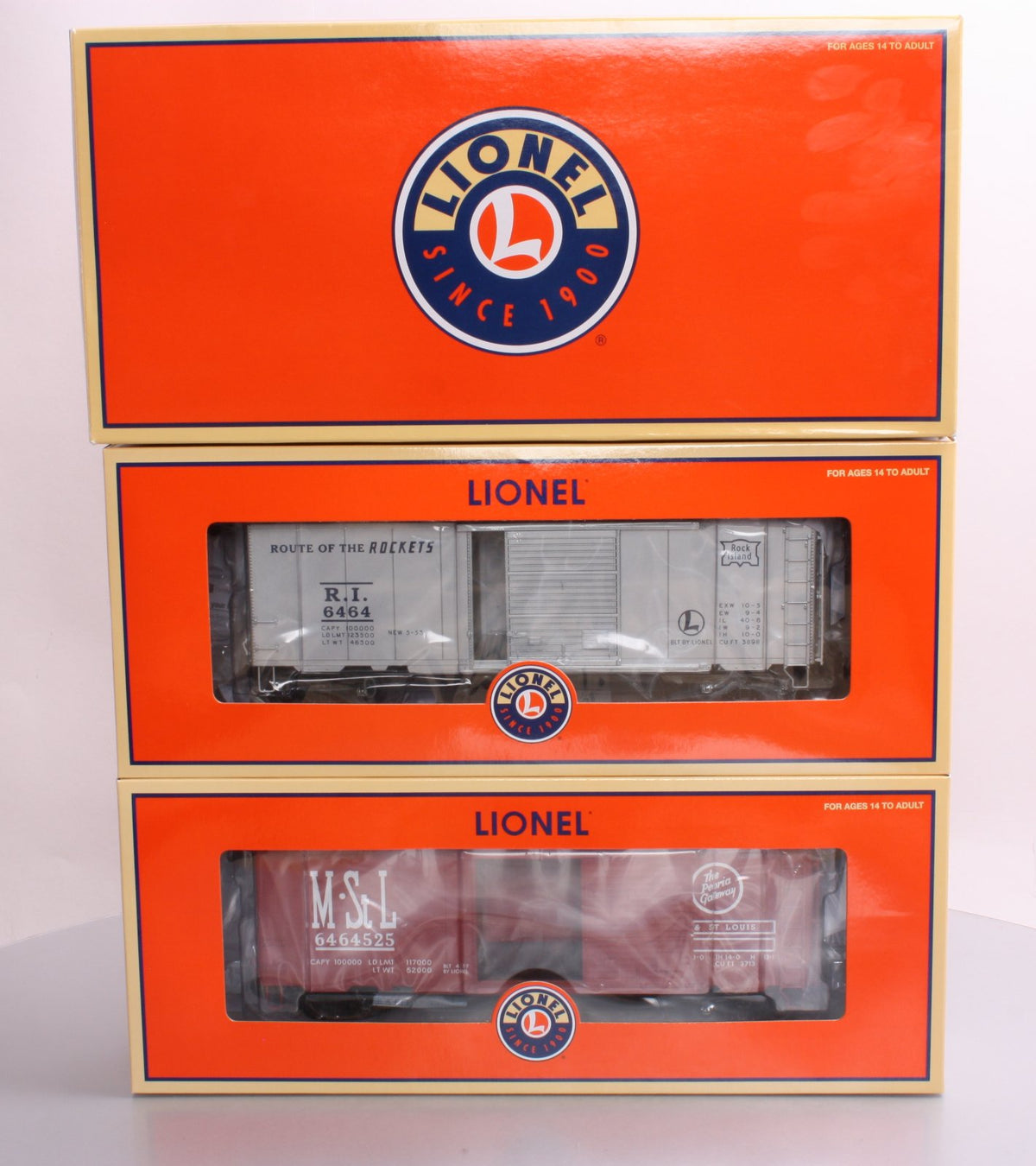 Lionel 6-27286 O Gauge Postwar Scale Boxcar 2-Pack #2 LN/Box