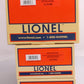 Lionel 6-27286 O Gauge Postwar Scale Boxcar 2-Pack #2 LN/Box