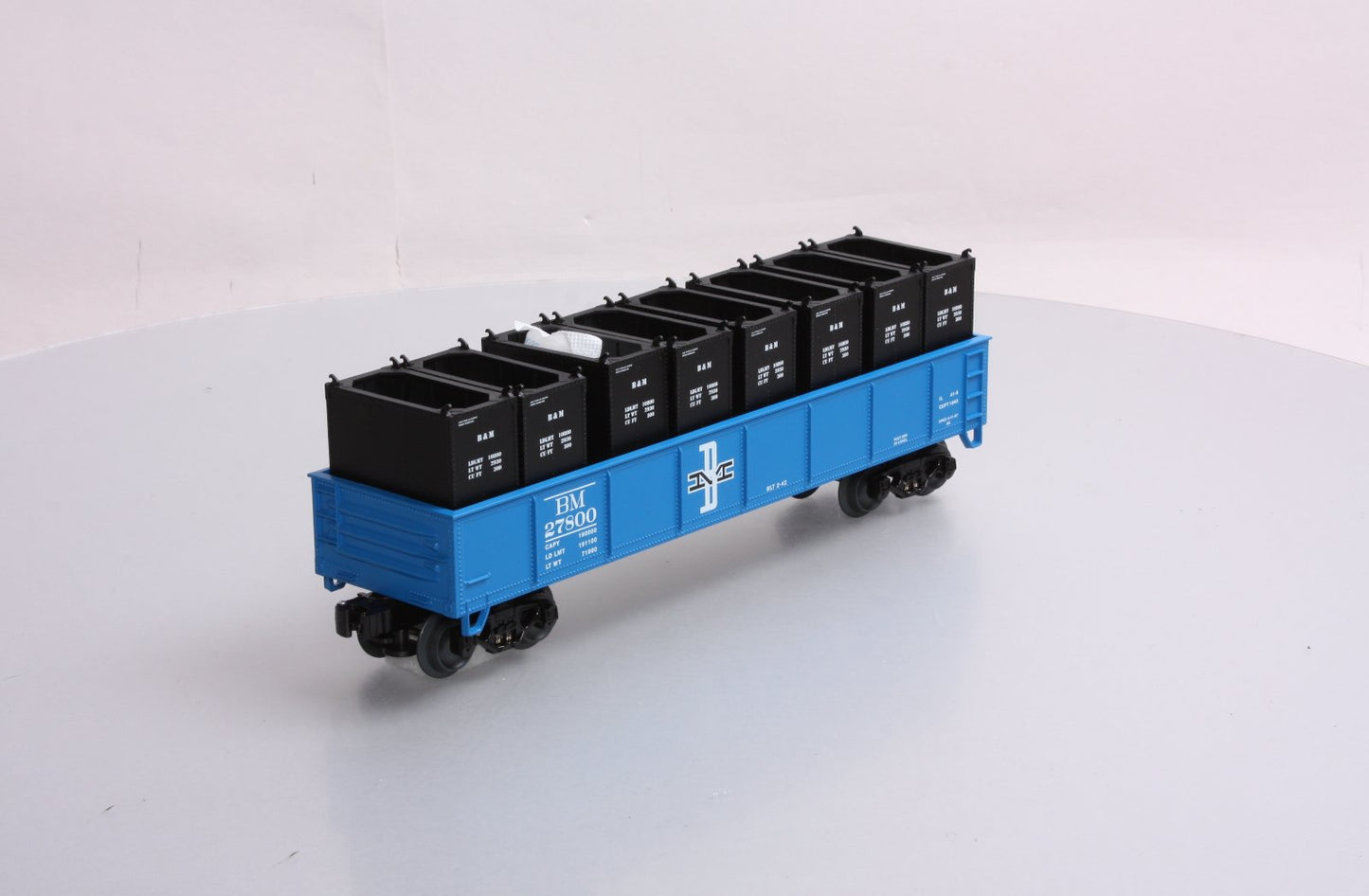 Lionel 6-27800 O Gauge Boston & Maine Gondola with Containers LN/Box