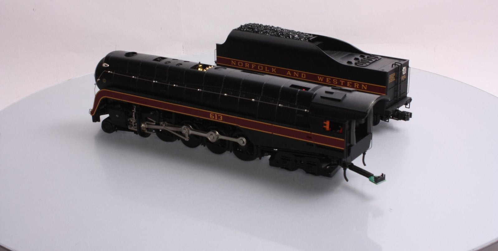 MTH 20-3363-1 N&W 4-8-4 J Steam Enginemotive w/PS2 #613 (Hi-Rail Wheels) LN/Box