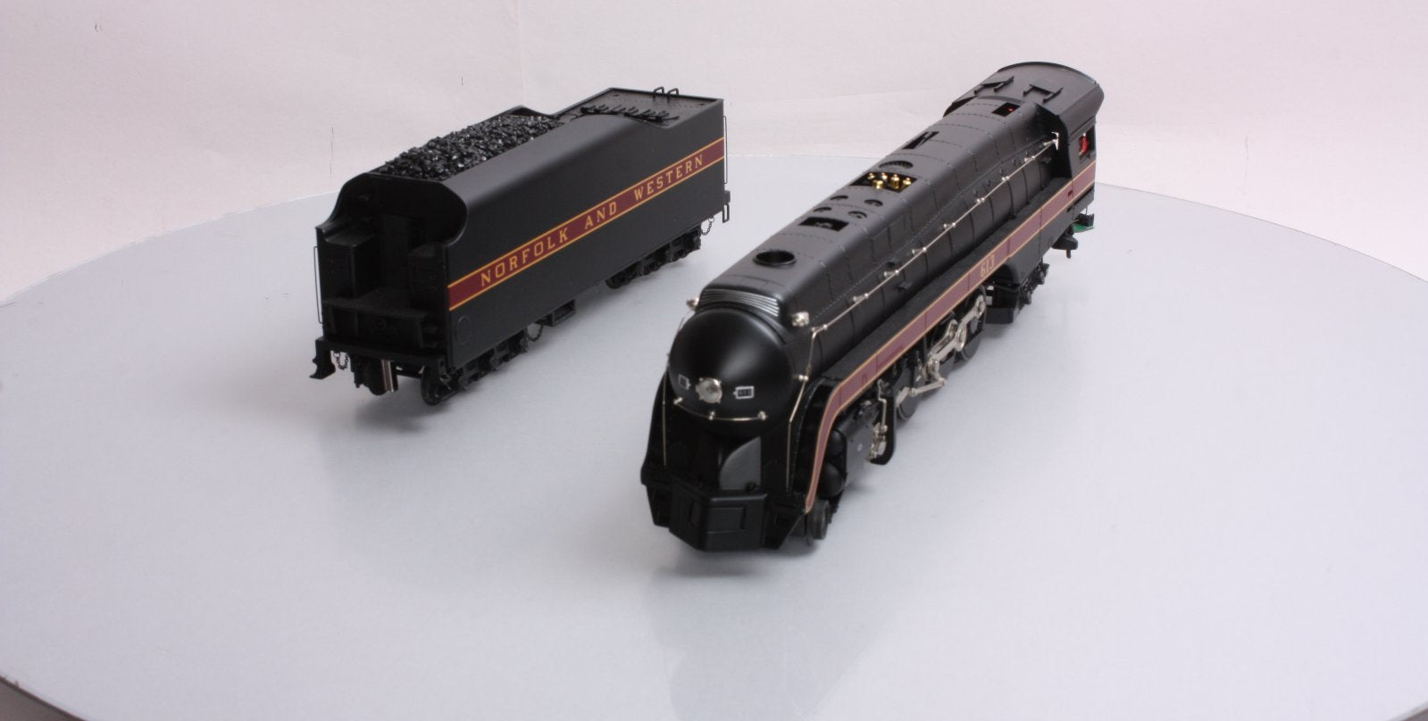 MTH 20-3363-1 N&W 4-8-4 J Steam Enginemotive w/PS2 #613 (Hi-Rail Wheels) LN/Box