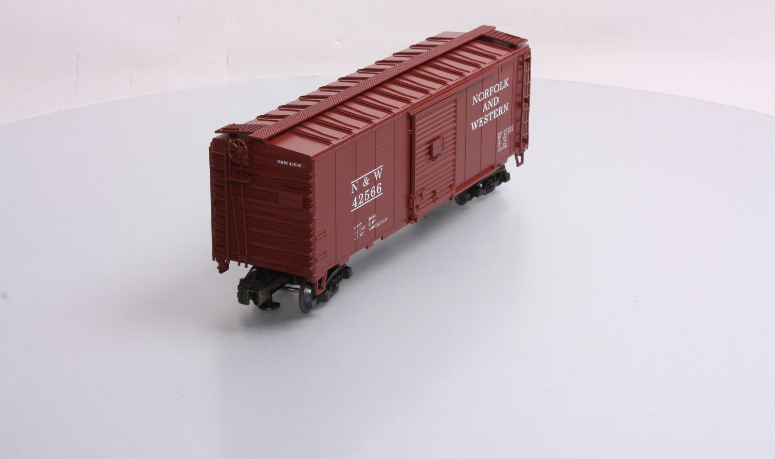 Petersen N&W Steel Boxcar #42566 - 3 Rail EX/Box