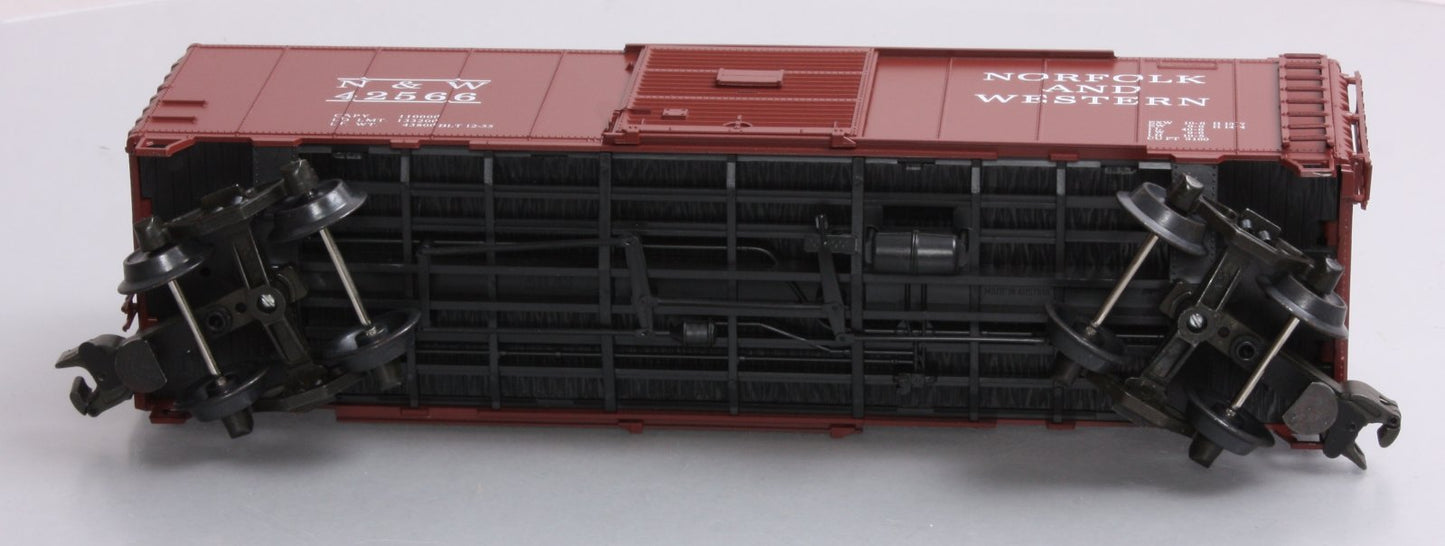 Petersen N&W Steel Boxcar #42566 - 3 Rail EX/Box