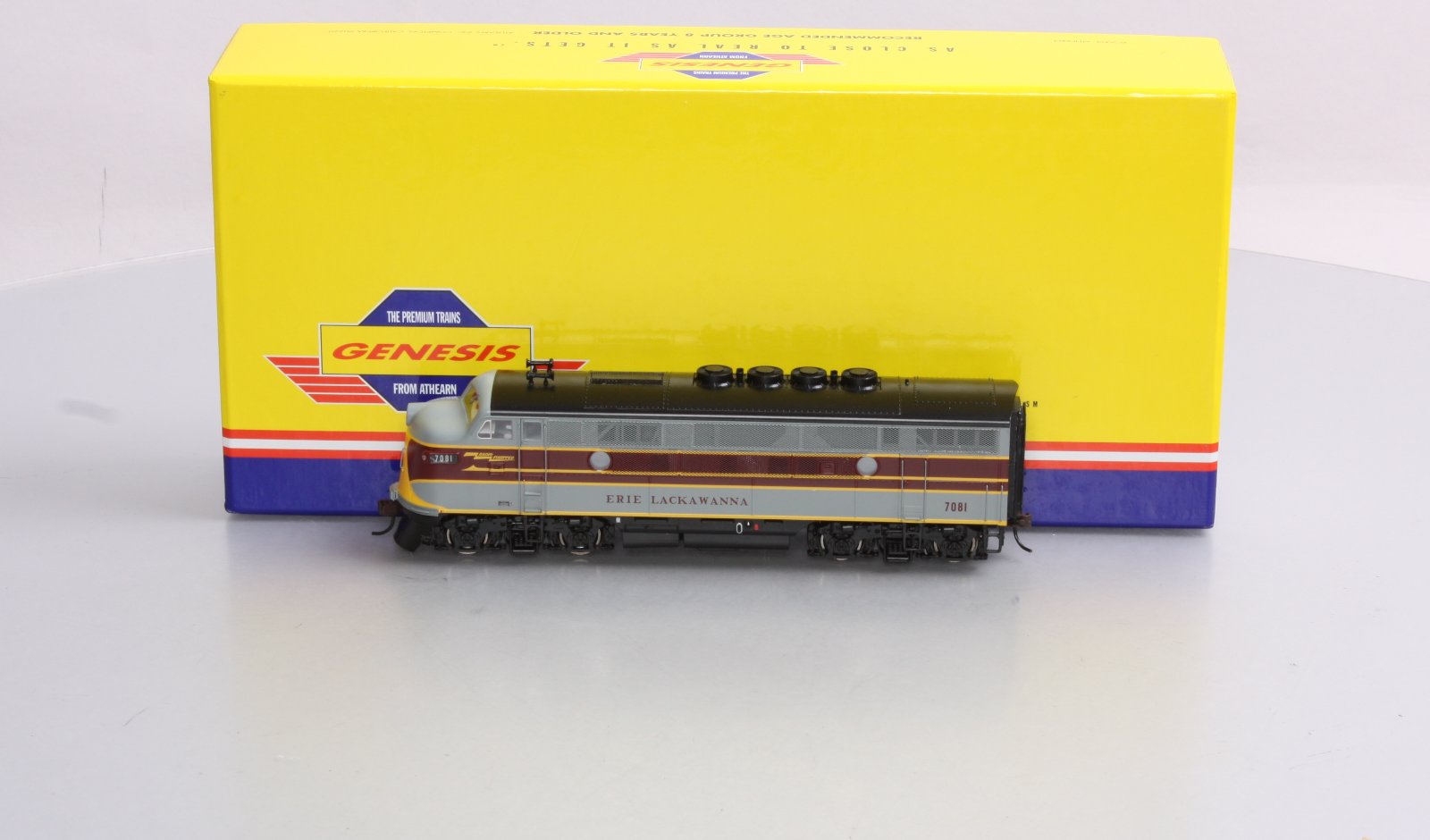 Athearn G2013 HO Erie Lackawanna F-3A Phase 2 Diesel Locomotive #7081 NIB
