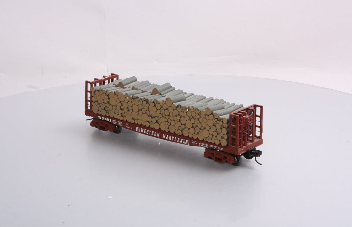 Atlas 7276-1 Western Maryland GSC Pulpwood Flatcar #402 - 2 Rail LN/Box