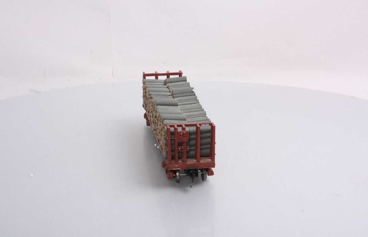 Atlas 7276-1 Western Maryland GSC Pulpwood Flatcar #402 - 2 Rail LN/Box