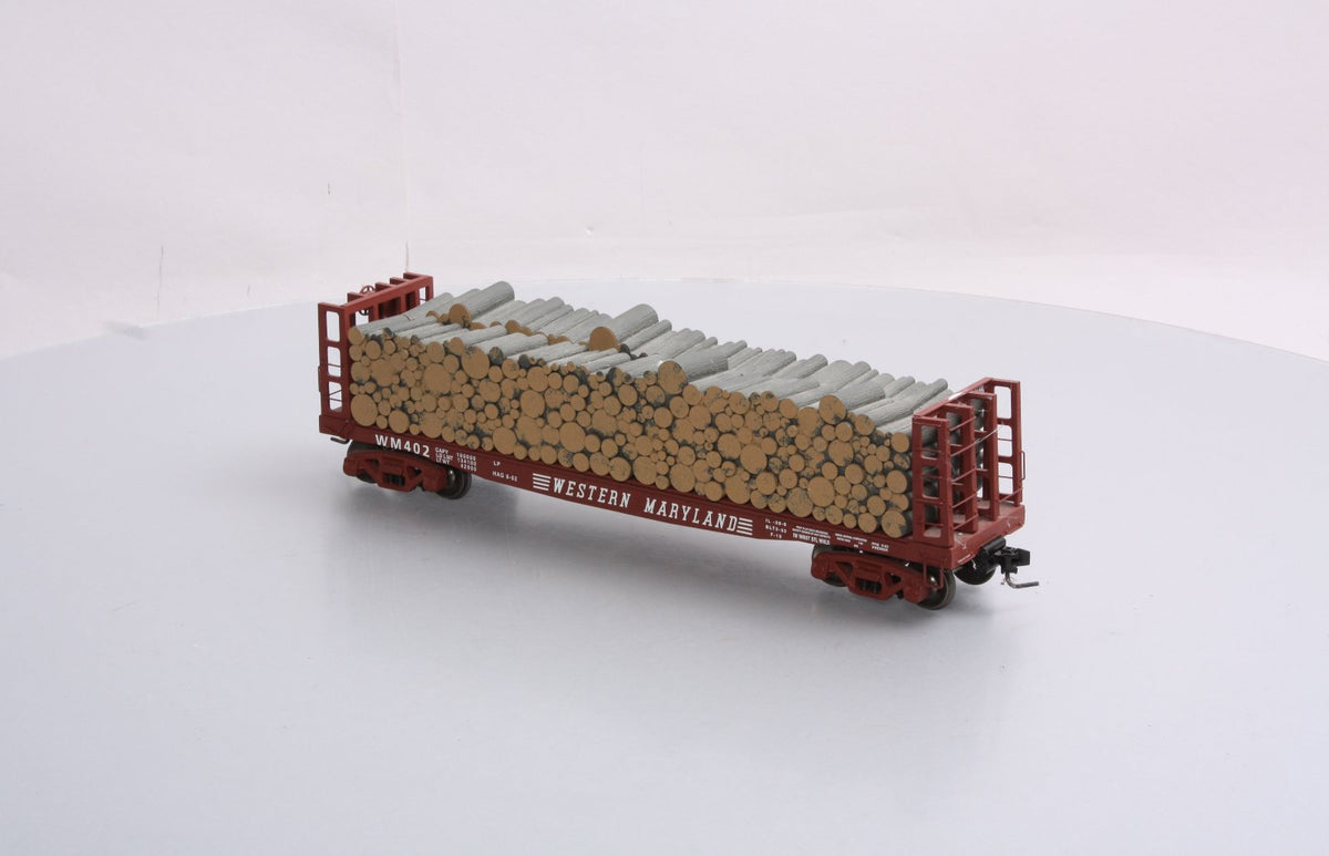 Atlas 7276-1 Western Maryland GSC Pulpwood Flatcar #402 - 2 Rail LN/Box