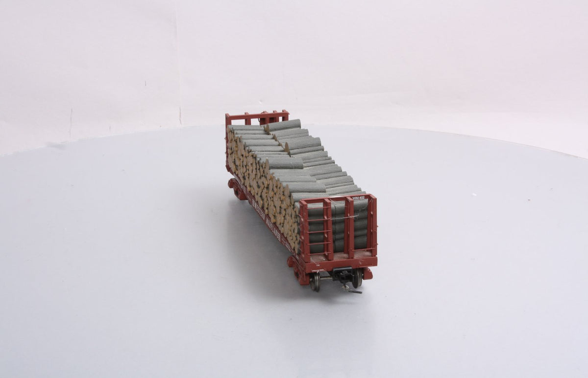 Atlas 7276-1 Western Maryland GSC Pulpwood Flatcar #402 - 2 Rail LN/Box