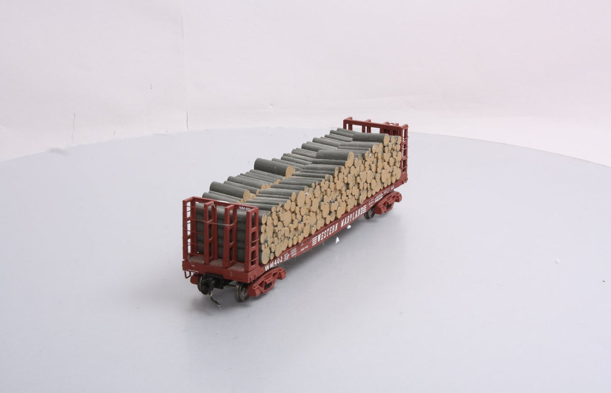 Atlas 7276-1 Western Maryland GSC Pulpwood Flatcar #402 - 2 Rail LN/Box