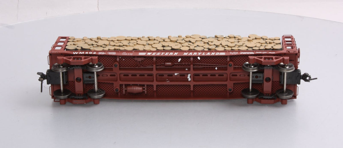 Atlas 7276-1 Western Maryland GSC Pulpwood Flatcar #402 - 2 Rail LN/Box