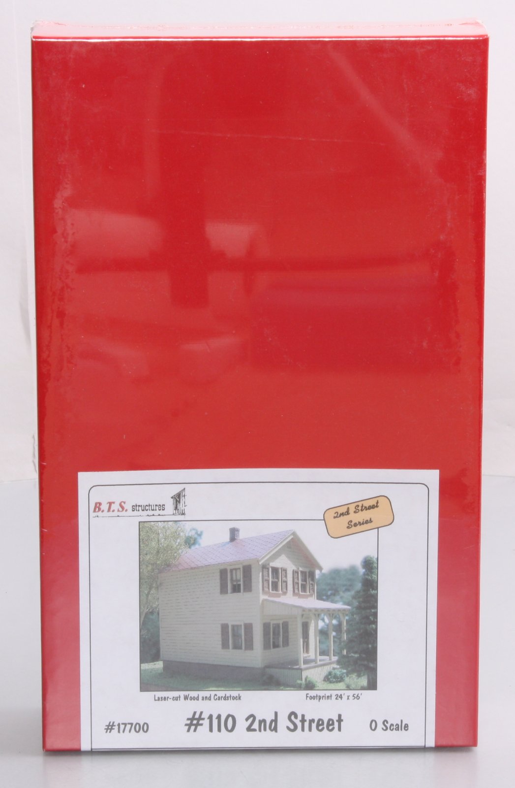 B.T.S. 17700 O 110 Second Street 2-Story House w/Front Porch Building Kit