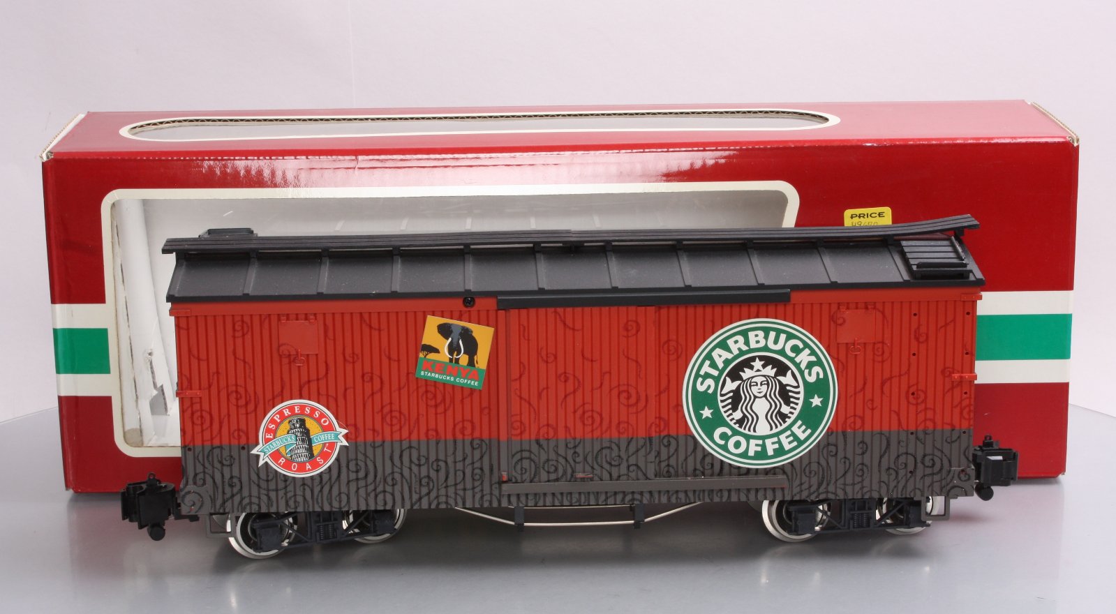 LGB 49670 Starbucks Box Car NIB