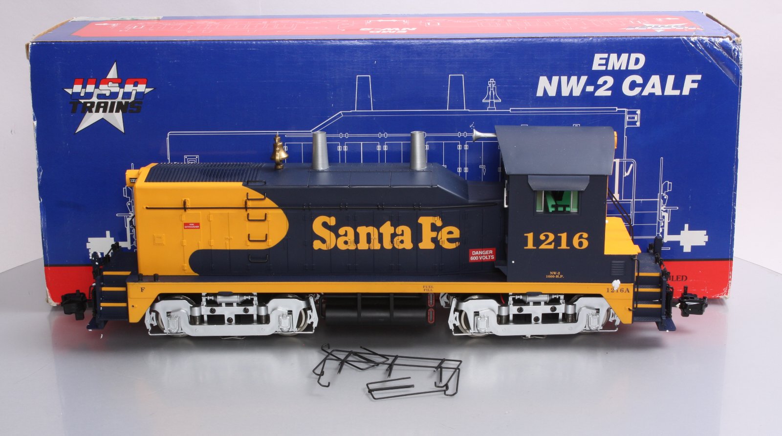 USA Trains 22004 G Santa Fe NW-2 Calf Diesel Locomotive NIB
