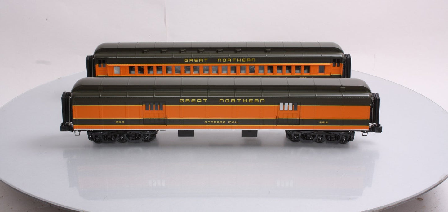 MTH 20-44011 O Great Northern 70' Madison Baggage/Coach LN/Box