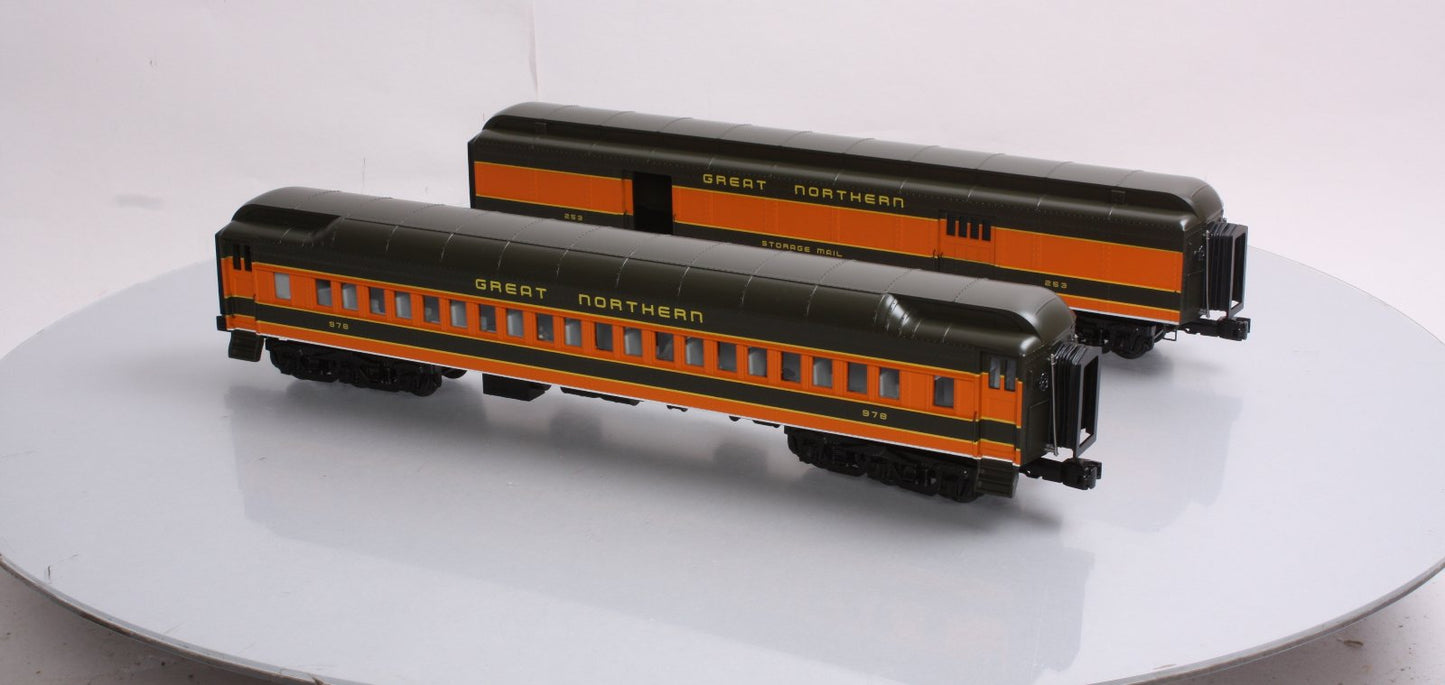 MTH 20-44011 O Great Northern 70' Madison Baggage/Coach LN/Box