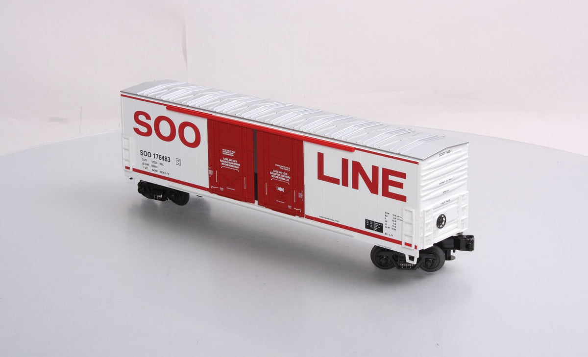 MTH 20-93111 O Scale Soo Line 50 Ft. Plugged Door Boxcar #176483 LN