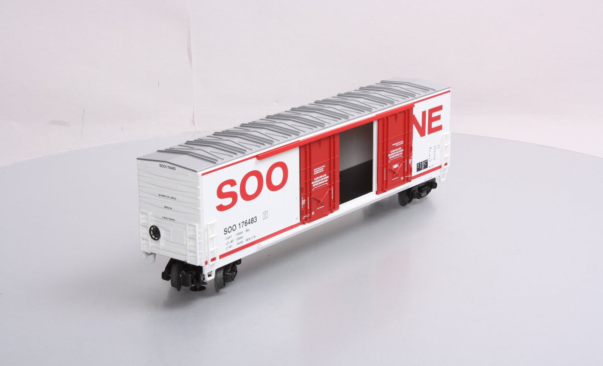 MTH 20-93111 O Scale Soo Line 50 Ft. Plugged Door Boxcar #176483 LN