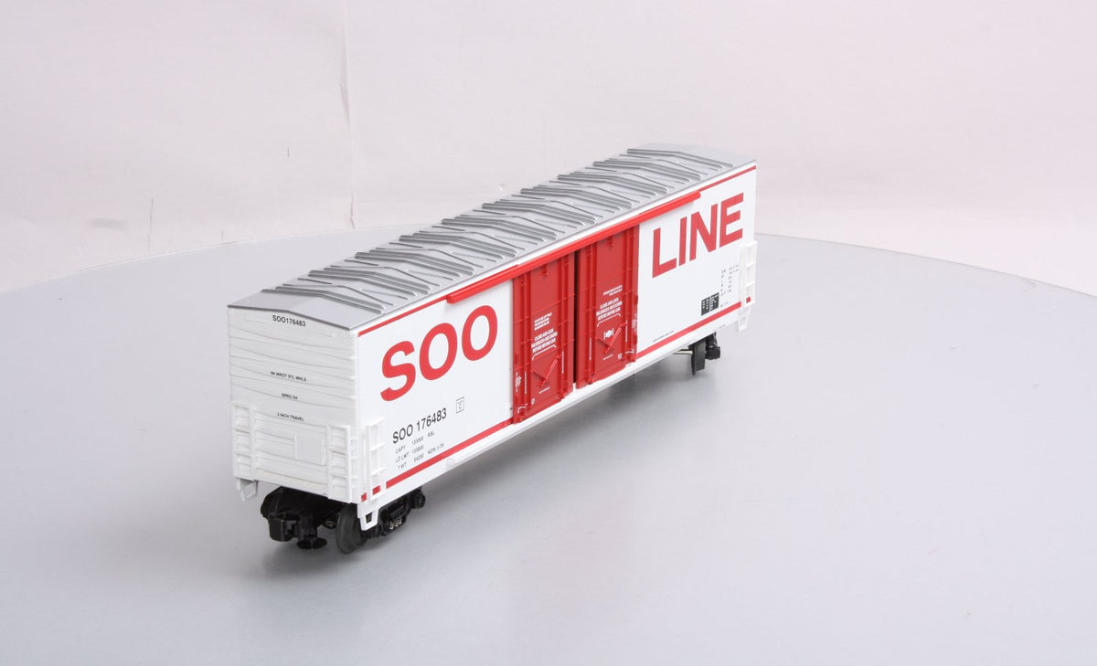 MTH 20-93111 O Scale Soo Line 50 Ft. Plugged Door Boxcar #176483 LN