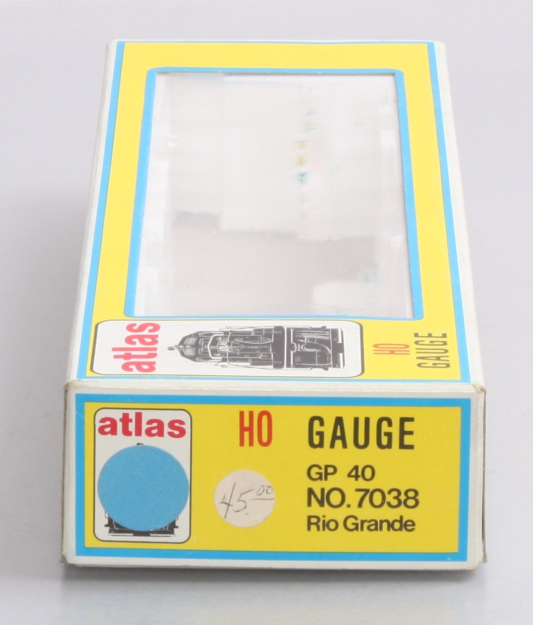Atlas 7038 HO Scale Rio Grande GP40 Powered Diesel Locomotive #3084 LN/Box