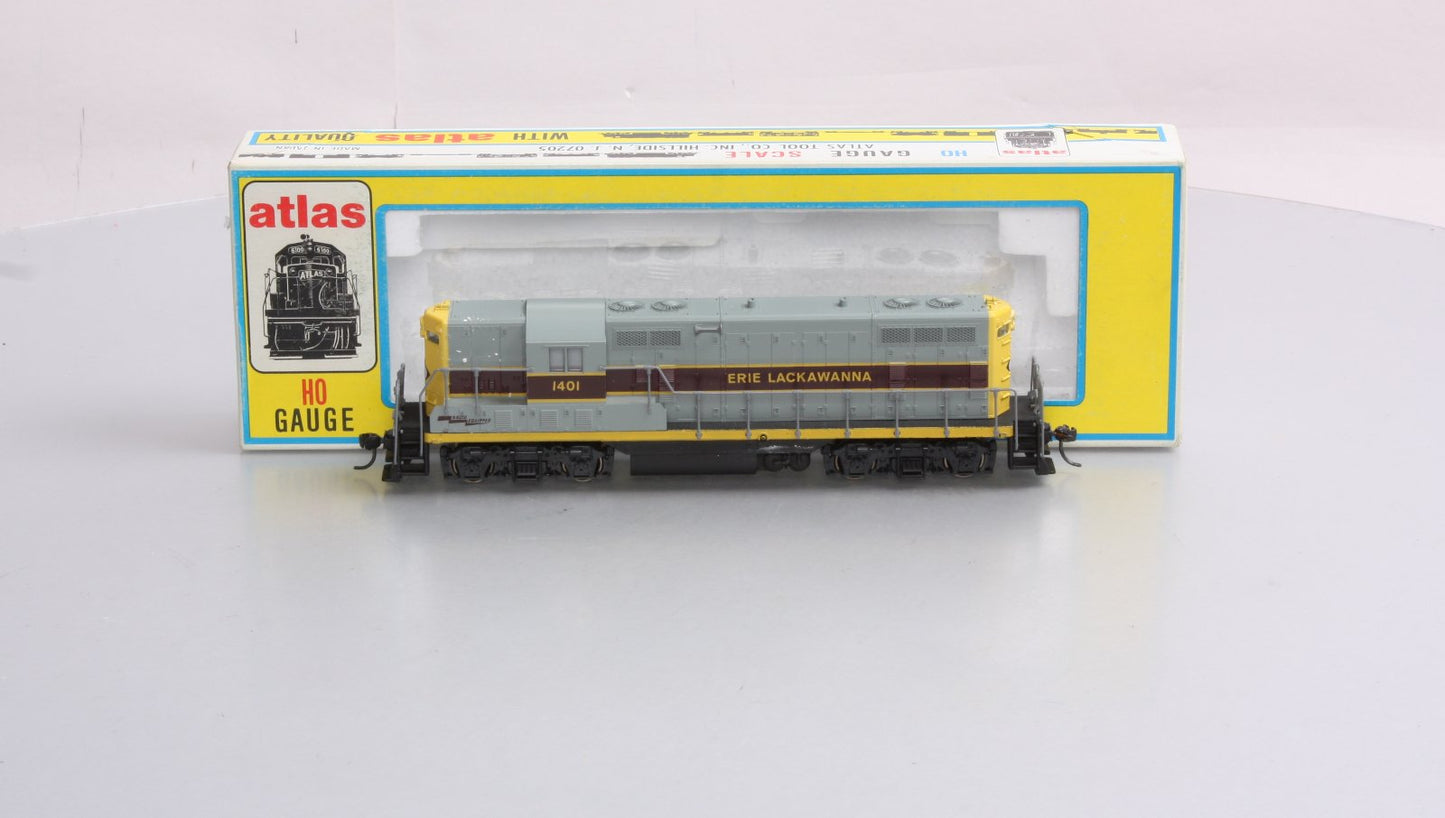 Atlas 8211 HO Scale Erie Lackawanna GP-7 Powered Diesel Locomotive #1401 LN/Box
