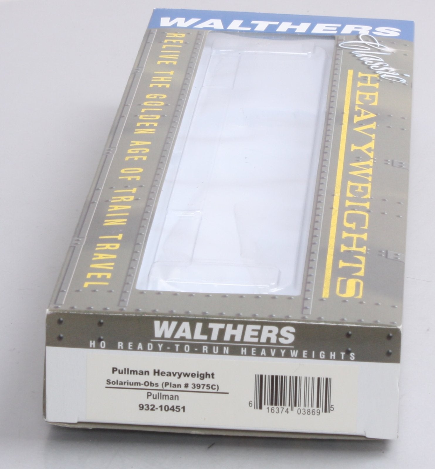 Walthers 932-10451 HO Scale Heavyweight Pullman Solarium Observation Car LN/Box
