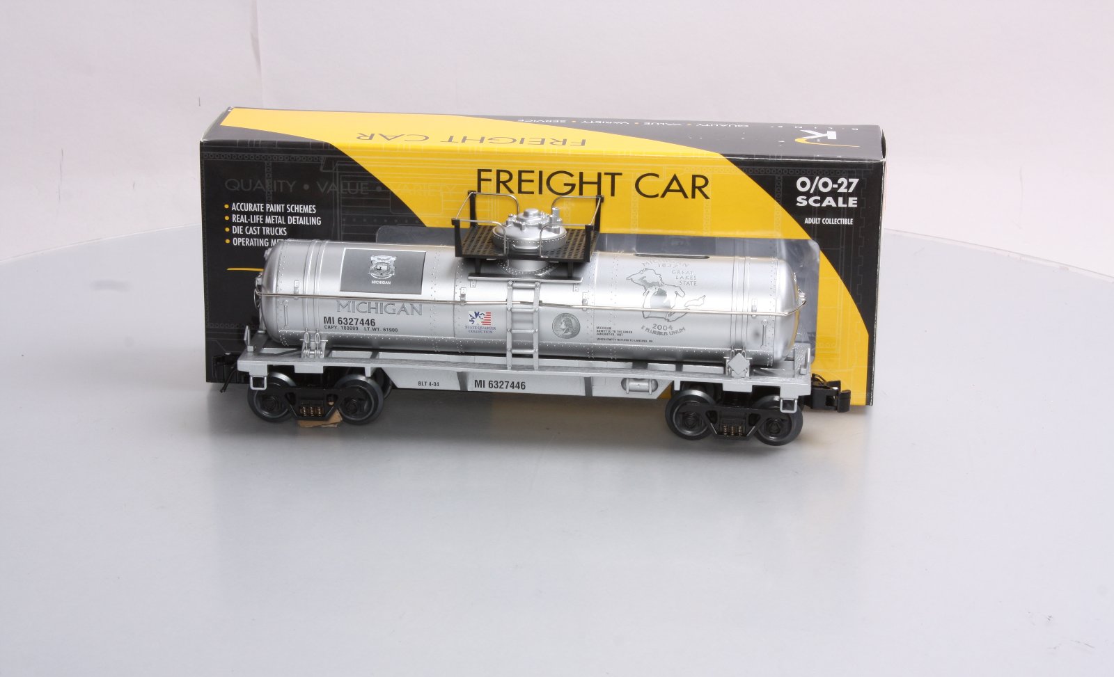 K-Line K632-7446 Michigan Quarter Tank Car LN/Box