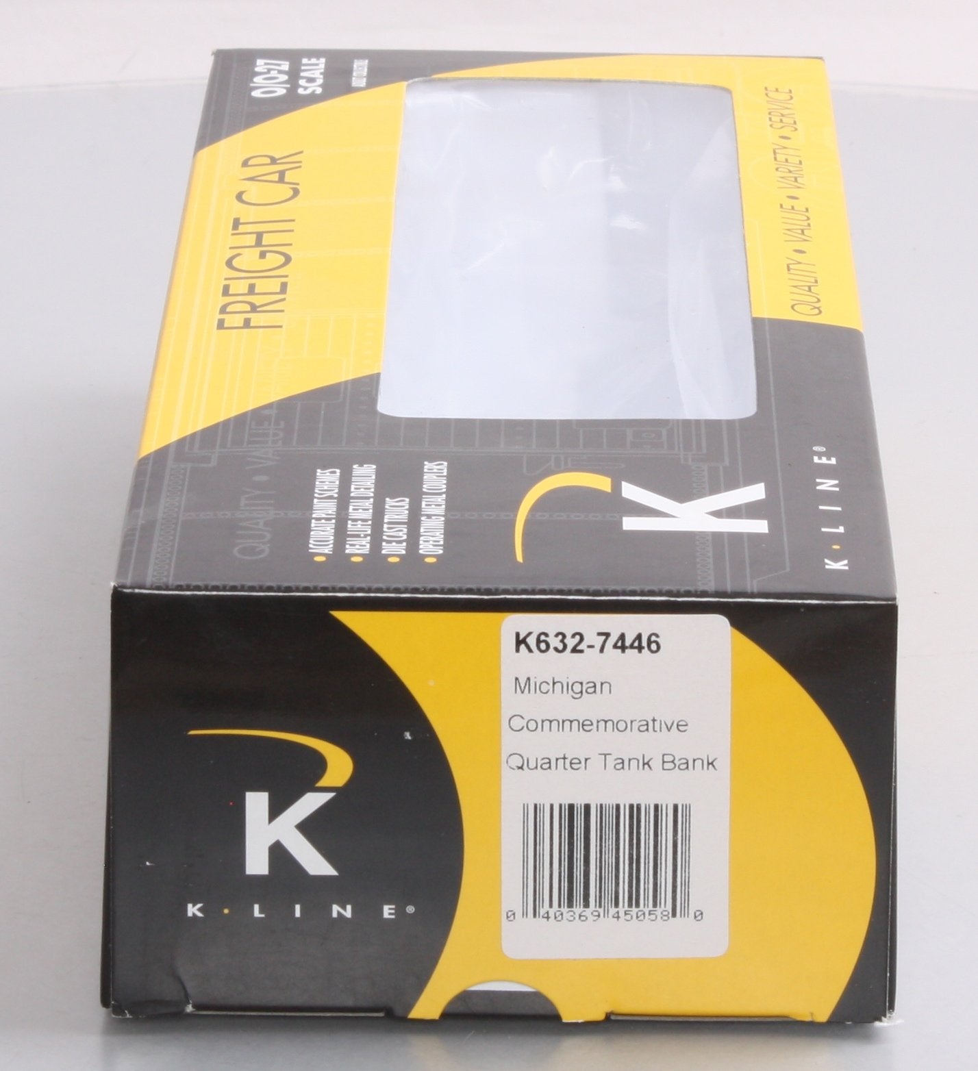 K-Line K632-7446 Michigan Quarter Tank Car LN/Box