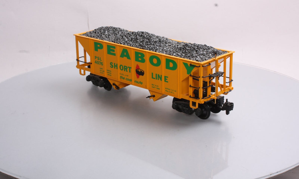 LGB 4076-X01 G Scale Peabody 2-Bay Hopper Car w/Coal Load NEW