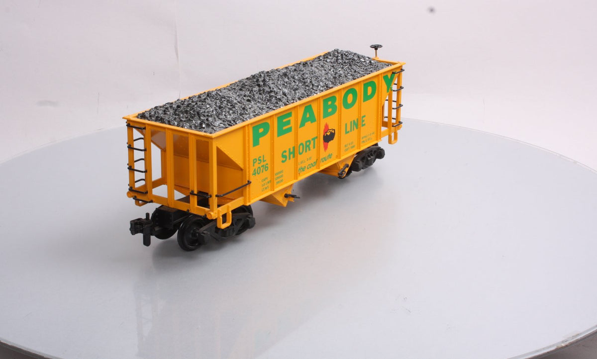 LGB 4076-X01 G Scale Peabody 2-Bay Hopper Car w/Coal Load NEW