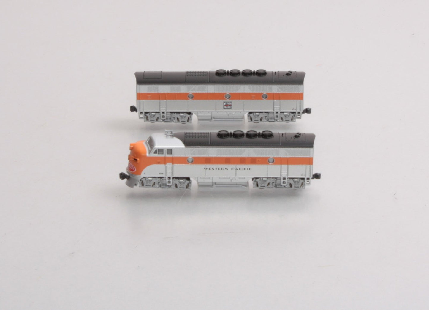 Kato 106-0302 N Scale Western Pacific F3 A/B Diesel Locomotive Set LN/Box