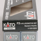 Kato 106-0302 N Scale Western Pacific F3 A/B Diesel Locomotive Set LN/Box
