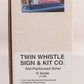 Twin Whistle Sign & Kit Co. O Scale Old-Fashioned Whistlestop Diner Building Kit