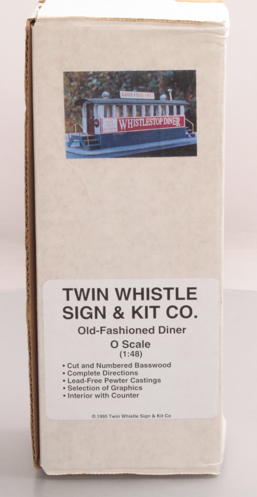 Twin Whistle Sign & Kit Co. O Scale Old-Fashioned Whistlestop Diner Building Kit