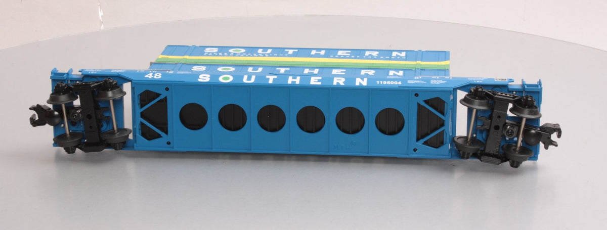 MTH 30-76138 O Gauge Southern Husky Stack Car #1195004 w/ Container Load LN